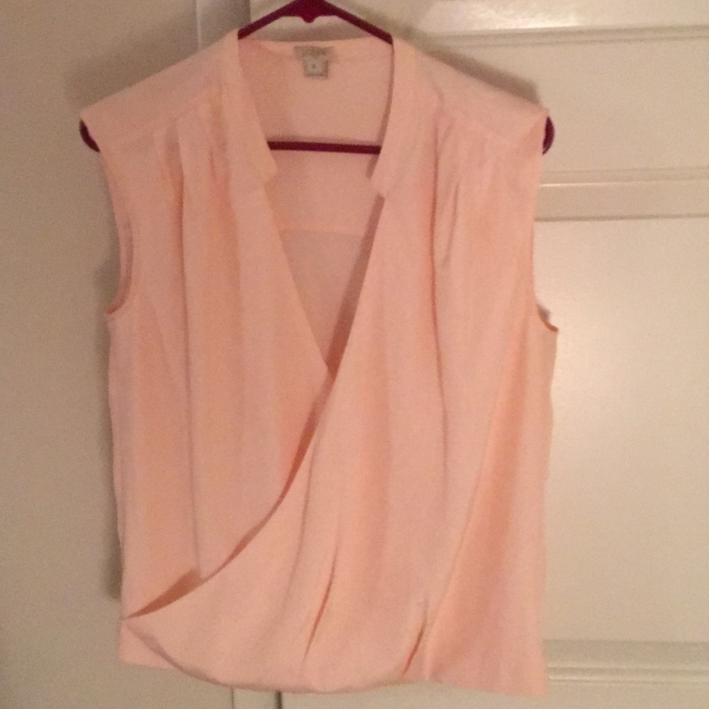 J. Crew sleeveless silk blouse